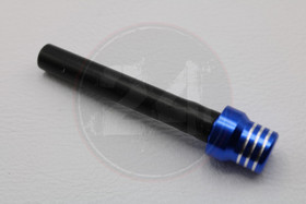 Huohotinletku alumiini venttiilillä, sininen