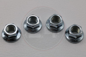 Sylinterin pinnapulttien mutterit 4kpl M7 x 1.0mm, Minarelli Am6 / Derbi Euro 2