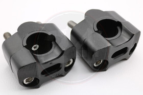 Ohjaustangon kiinnikepari, musta