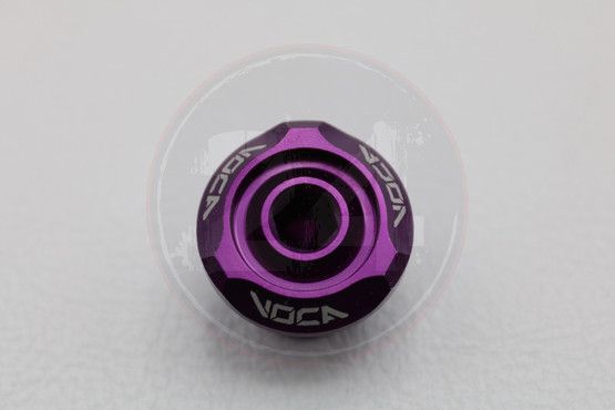 Öljyn täyttökorkki alumiini violetti, Minarelli vaaka / pysty