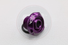 Öljyn täyttökorkki alumiini violetti, Minarelli vaaka / pysty