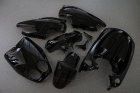 Katesarja metallinhohto musta (7 osaa), MBK / Yamaha 2002 - 2007