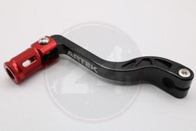 Vaihdepoljin CNC musta / punainen, Derbi Euro 2 / 3 / 4