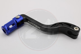 Vaihdepoljin CNC musta / sininen, Derbi Euro 2 / 3 / 4