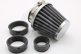 Ilmansuodatin Power filter 28 / 35 / 42 / 48-50mm kromi