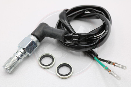 Jarruvalokatkaisin 90° kulmalla taka, M10 x 1.25mm