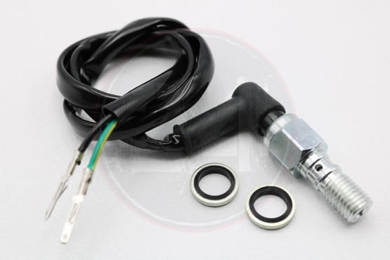 Jarruvalokatkaisin 90° kulmalla taka, M10 x 1.25mm