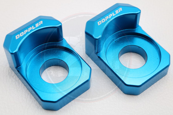 Ketjunkiristin pari alumiini sininen, Peugeot / Rieju MRT Pro