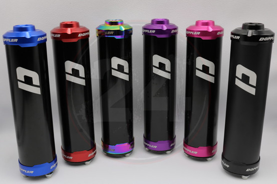 Äänenvaimennin + tiiviste, musta / violetti oikea / vasen