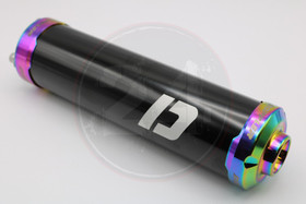 Äänenvaimennin + tiiviste, musta / neonkromi oikea / vasen