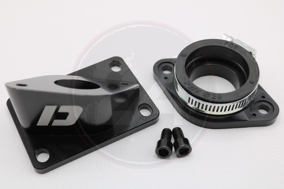 Imukaula + adapteri + 10mm korotuspala musta, Am6, Derbi