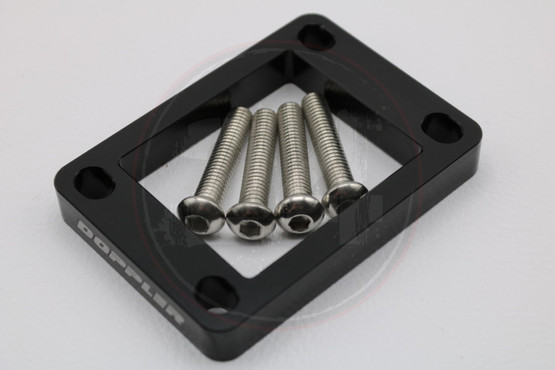 Imukaula + adapteri + 10mm korotuspala musta, Am6, Derbi