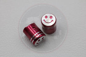 Venttiilihatut, punainen mäntä / smile
