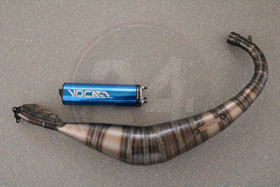 Tehoputkisarja + sininen äänenvaimennin, Aprilia / Derbi / Gilera