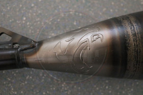 Tehoputkisarja + musta äänenvaimennin, Aprilia / Derbi / Gilera