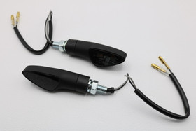 Led-vilkkupari, musta / savulasi