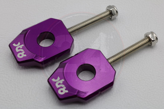 Ketjunkiristin pari 12mm alumiini violetti, Aprilia / Derbi / Gilera