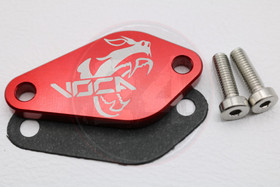 Öljypumpun peitelevy punainen, Minarelli Am6, Derbi Euro 2 / 3 / 4