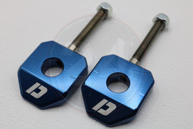 Ketjunkiristin pari 12mm alumiini sininen, Aprilia / Derbi / Gilera