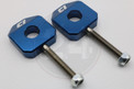 Ketjunkiristin pari 12mm alumiini sininen, Aprilia / Derbi / Gilera