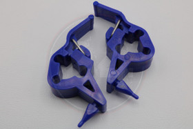 Etuvalon maskin kiinnityskumi sininen 2kpl, Aprilia, Derbi, Gilera