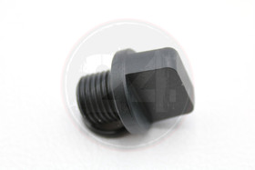 Öljyn täyttökorkki alumiini + o-rengas mattamusta, Minarelli MBK / Yamaha