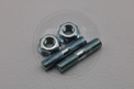 Pakoputken pinnapultit + mutterit, M6 x 26.60mm