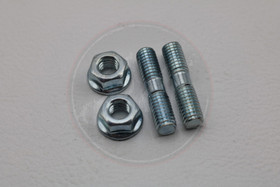 Pakoputken pinnapultit + mutterit, M6 x 26.60mm