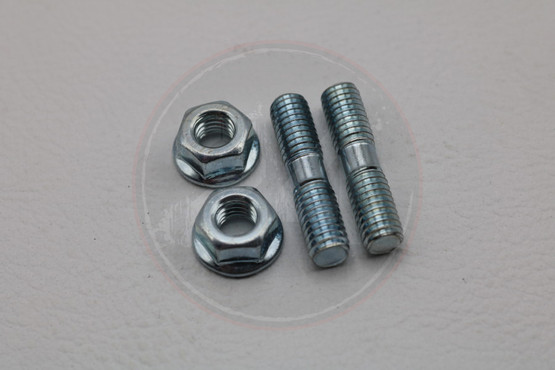 Pakoputken pinnapultit + mutterit, M6 x 26.60mm