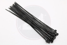Nippuside musta 25kpl, 2.5 x 150mm
