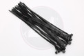 Nippuside musta 25kpl, 4.5 x 250mm