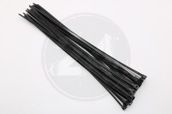 Nippuside musta 25kpl, 4.5 x 300mm
