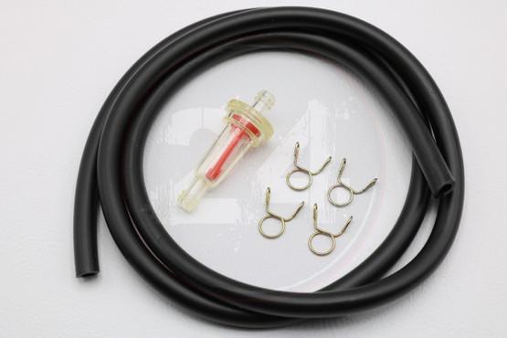 Polttoaineletku neopren musta 1m + suodatin, 5 x 8mm