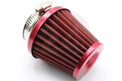 Ilmansuodatin Power filter 35 / 45 / 46 / 47mm, punainen