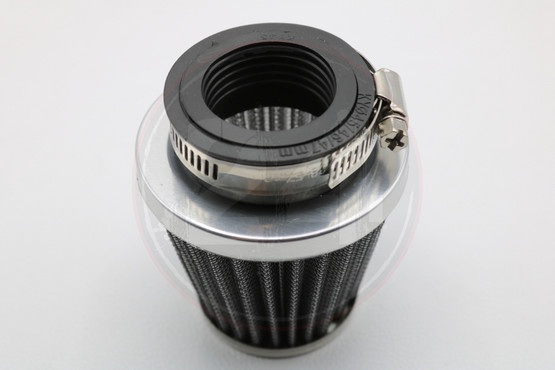 Ilmansuodatin Power filter 35 / 45 / 46 / 47mm, kromi