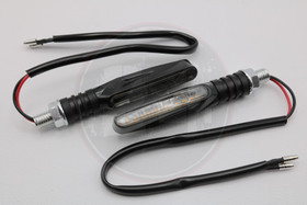 Led-vilkkupari ”Sequential”, musta / kirkaslasi