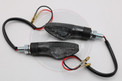 Led-vilkkupari, carbon / kirkaslasi