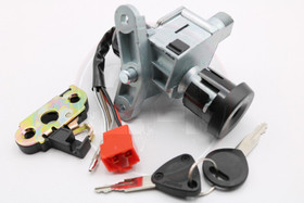 Virtalukko + 2 avainta, MBK Mach G / Yamaha Jog R