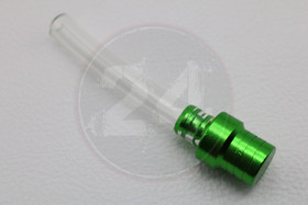 Huohotinletku alumiini venttiilillä, vihreä