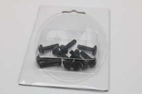 Kateruuvi musta 10kpl, M5 x 20mm kanta 11.40mm