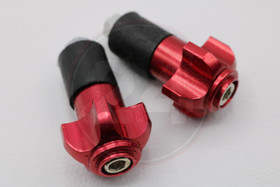 Ohjaustangon päätypainot, punainen