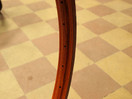WOODEN RIM CB BACCHETTA 36H CLINCHER MAHOGANY PAIR W/NIPPLES