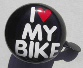 DING-DONG BELL 80 MM BLACK / I LOVE MY BIKE