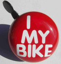 DING-DONG BELL 65 MM RED / I LOVE MY BIKE