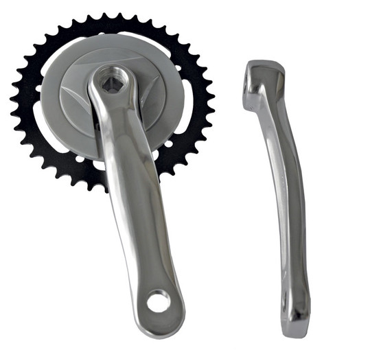 CRANKSET 38T 170MM SILVER FOR SQUARE AXLE