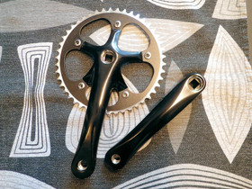 CRANKSET 46T 170MM BLACK FOR SQUARE AXLE