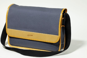 GILLES BERTHOUD SHOULDER BAG GRAY