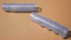 GLITTER GRIPS CLEAR/SILVER