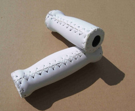 ITALIAN GRIPS 125 & 90  MM WHITE