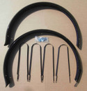 EXTRA LONG FENDER SET W/DUCKTAILS, 26